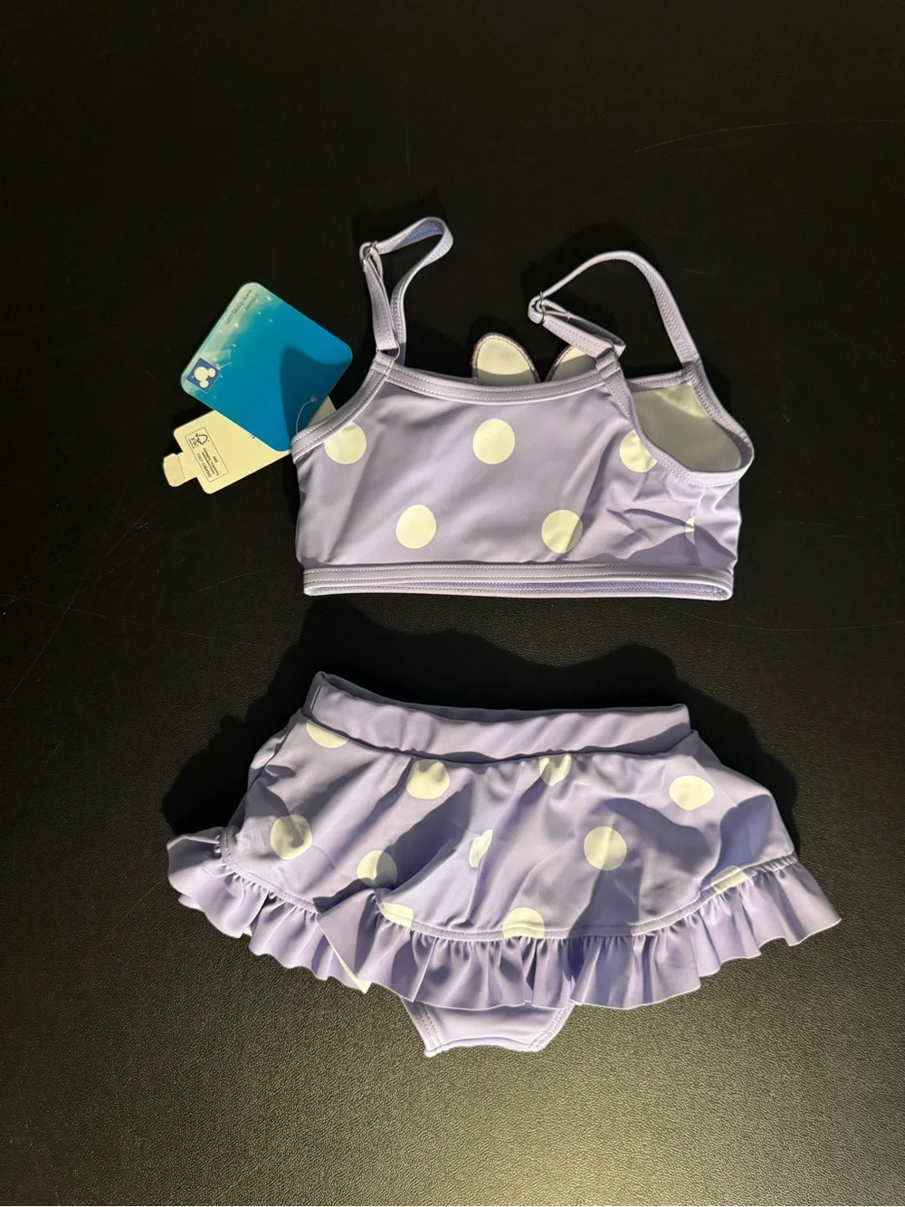 PatPat, Disney Daisy Duck, Girl’s 9M-12M, two-piece tankini swimsuit. New.